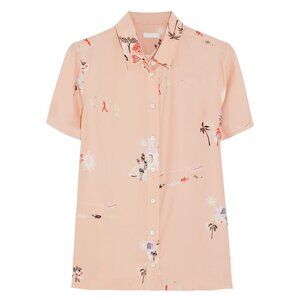 RARE J. Crew Collection Summer 2013 Vacationland Silk Shirt